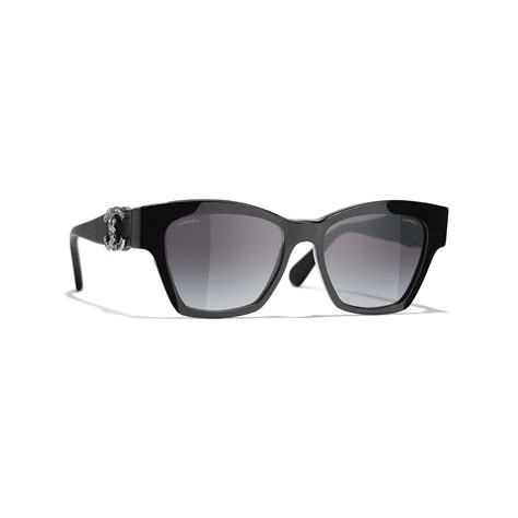 chanel pillow black gradient brown female sunglass|Sunglasses: Cat Eye Sunglasses, acetate & strass Black — .